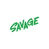Savage Araba Sticker 17x17 Cm Yeşil
