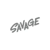 Savage Araba Sticker 17x17 Cm Gri