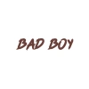 Bad Boy Araba Sticker 17x17 Cm Kahverengi