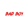 Bad Boy Araba Sticker 17x17 Cm Kırmızı