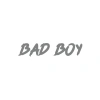Bad Boy Araba Sticker 17x17 Cm Gri