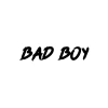 Bad Boy Araba Sticker 17x17 Cm Siyah