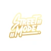 Street Mode Araba Sticker 17x17 Cm Gold