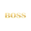 Boss Araba Sticker 17x17 Cm Gold