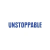 Unstoppable Araba Sticker 17x17 Cm Mavi