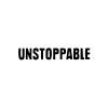Unstoppable Araba Sticker 17x17 Cm Siyah