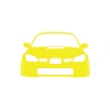 Araba Stickeri 17x17 Cm Sarı