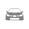 Araba Stickeri 17x17 Cm Gri