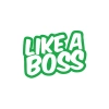 Like a Boss Araba Stickeri 17x17 Cm Yeşil