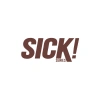 Sick Series Araba Sticker 17x17 Cm Kahverengi