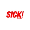 Sick Series Araba Sticker 17x17 Cm Kırmızı