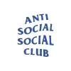 Anti Social Club Araba Sticker 17x17 Cm Mavi