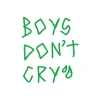 Boys Dont Cry Araba Sticker 17x17 Cm Yeşil