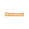 Nocturnal Araba Sticker 17x17 Cm Turuncu