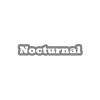 Nocturnal Araba Sticker 17x17 Cm Gri