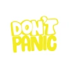 Dont Panic Araba Sticker Araba Sticker 17x17 Cm Sarı