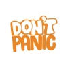 Dont Panic Araba Sticker Araba Sticker 17x17 Cm Turuncu