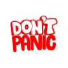 Dont Panic Araba Sticker Araba Sticker 17x17 Cm Kırmızı