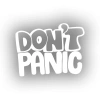 Dont Panic Araba Sticker Araba Sticker 17x17 Cm Beyaz
