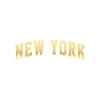 New York Araba Sticker 17x17 Cm Gold