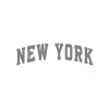 New York Araba Sticker 17x17 Cm Gri