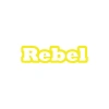 Rebel Araba Sticker 17x17 Cm Sarı