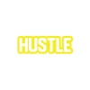 Hustle Araba Sticker 17x17 Cm Sarı