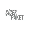 Çiçek Paket Araba Sticker 17x17 Cm Gri