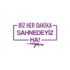 Biz Her Dakika Sahnedeyiz Ha! Araba Sticker 17x17 Cm Mor