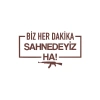 Biz Her Dakika Sahnedeyiz Ha! Araba Sticker 17x17 Cm Kahverengi