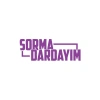 Sorma Dardayım Araba Sticker 17x17 Cm Mor