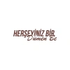 Her Şeyiniz Dümen be Araba Sticker 17x17 Cm Kahverengi