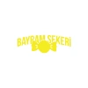 Bayram Şekeri Araba Sticker 17x17 Cm Sarı