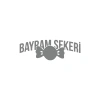 Bayram Şekeri Araba Sticker 17x17 Cm Gri