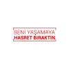 Beni Yaşamaya Hasret Bıraktın Araba Sticker 17x17 Cm Kırmızı