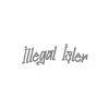 İllegal İşler Araba Sticker 17x17 Cm Gri