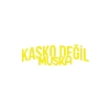 Kasko Değil Muska Araba Sticker 17x17 Cm Sarı
