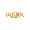 Kasko Değil Muska Araba Sticker 17x17 Cm Turuncu