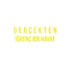 Gerçekten İğrenç Bir Hayat Araba Sticker 17x17 Cm Sarı