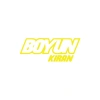 Boyun Kıran Araba Sticker 17x17 Cm Sarı