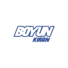 Boyun Kıran Araba Sticker 17x17 Cm Mavi