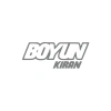 Boyun Kıran Araba Sticker 17x17 Cm Gri