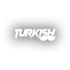 Turkish Araba Sticker 17x17 Cm Beyaz