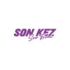 Son Kez Sev Beni Araba Sticker 17x17 Cm Mor