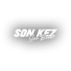 Son Kez Sev Beni Araba Sticker 17x17 Cm Beyaz