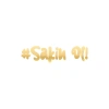 #Sakin Ol Araba Sticker 17x17 Cm Gold
