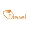 Diesel Araba Sticker 17x17 Cm Turuncu