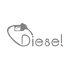 Diesel Araba Sticker 17x17 Cm Gri