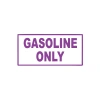 Gasoline Only Araba Sticker 17x17 Cm Mor