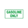 Gasoline Only Araba Sticker 17x17 Cm Yeşil